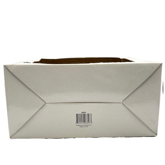 Fitz And Floyd Vintage Glass Christmas Ornaments 2004 Glass Santa Stocking Bunny - Picture 13 of 13